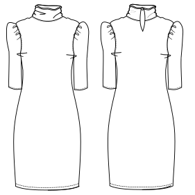 Fashion sewing patterns for Dress 7960